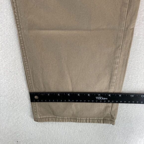 Levi's 502 Pants Mens 40x30 Regular Taper Brown Stretch Fabric Low Rise Chino‎ - Picture 10 of 13